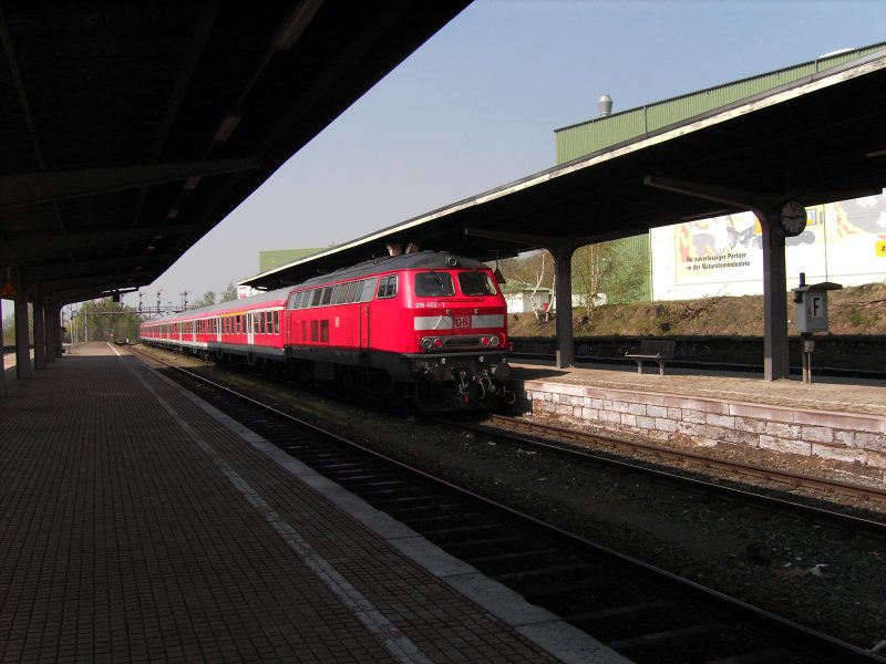 218-452-1 fhrt gerade nach Hannover
(Bad Harzburg)