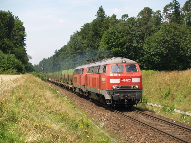 225-008 und 225-079 am 30.07.2008 in Tling