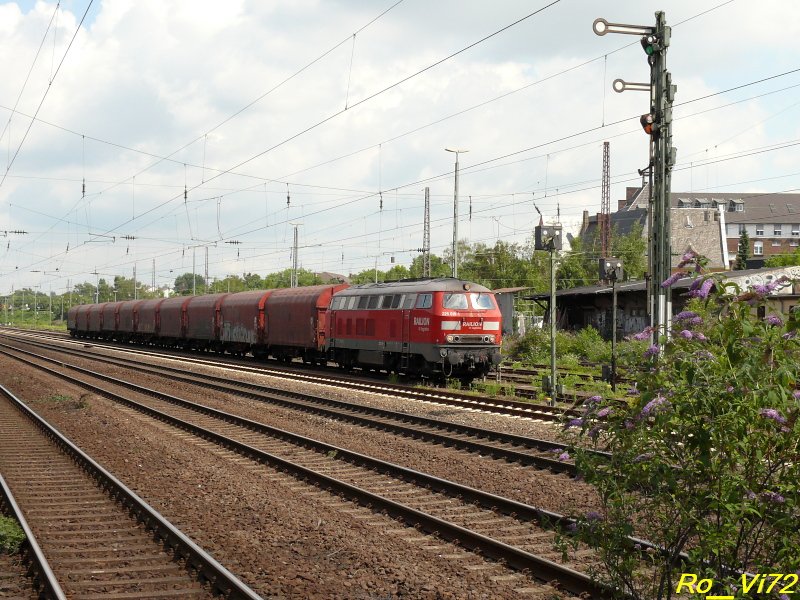 225 018-1 mit Gz. Dsseldorf-Rath. 04.08.2008.