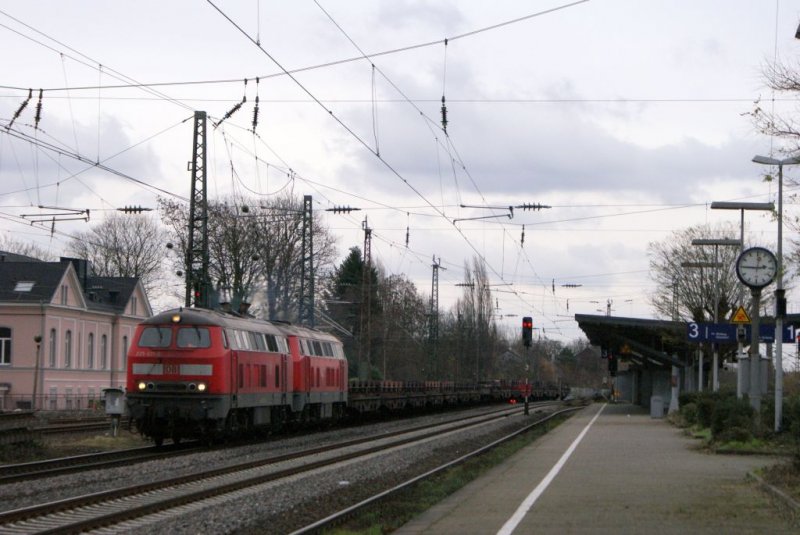 225 071-0 + 225 101-5 mit Stahlbrammenzug --> KDR am 23.11.2008