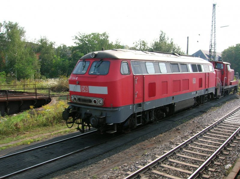 225 143-6 in Koblenz abgestellt am 16.9.2006.