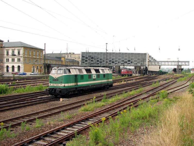 228 124 (118 004 der ITL) in Chemnitz Hbf (26.07.2006)