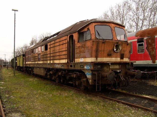 231 040-7 am 16.09.2006 (Tag des Fahrgastes) in Cottbus