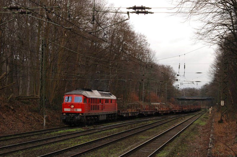 232 191 in Duisburg (Abzw. Lotharstrasse) (28.02.2007)