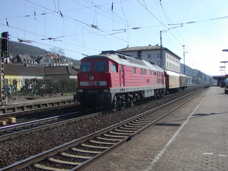 232 223 am 15.3.2007 in Gemnden/Main