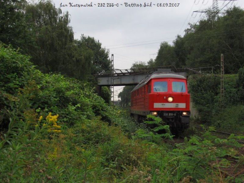 232 255-0 in Bottrop Sd am 08.09.2007 als LZ