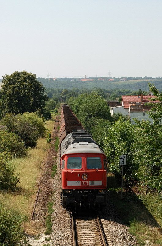 232 379 mit CS 61905 vor Zeitz (18.07.2007)