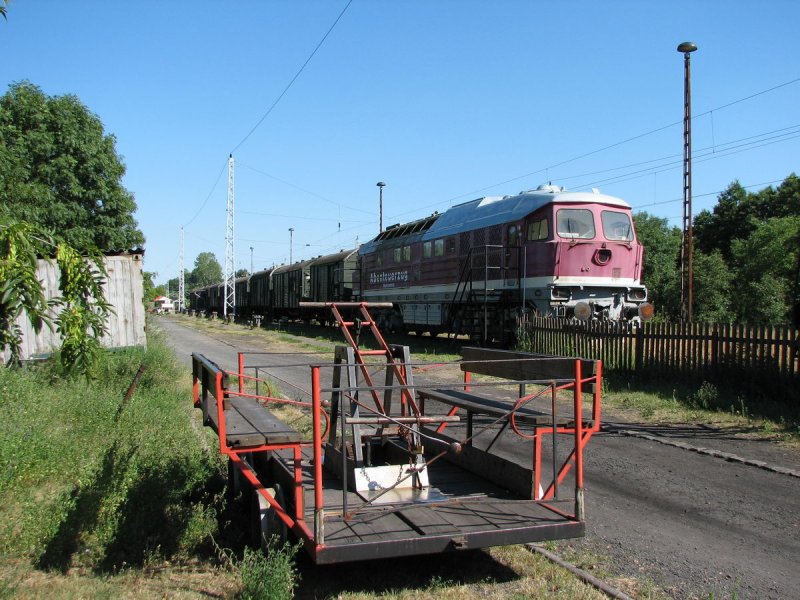 232 387 (Abenteuerzug) in Kratzeburg (19.07.2006)