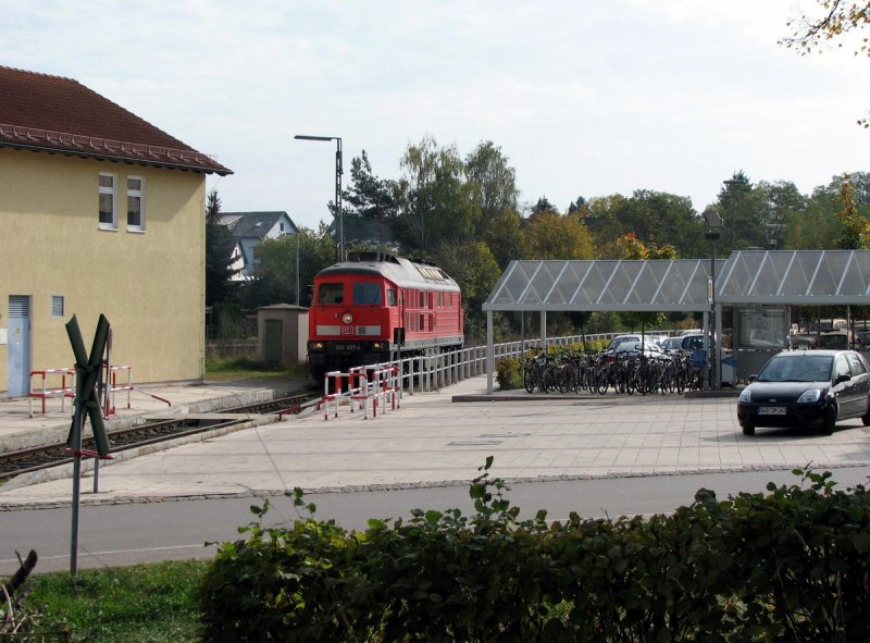 232 437 beim Rangieren in Maxhtte-Haidhof (19.10.2006)