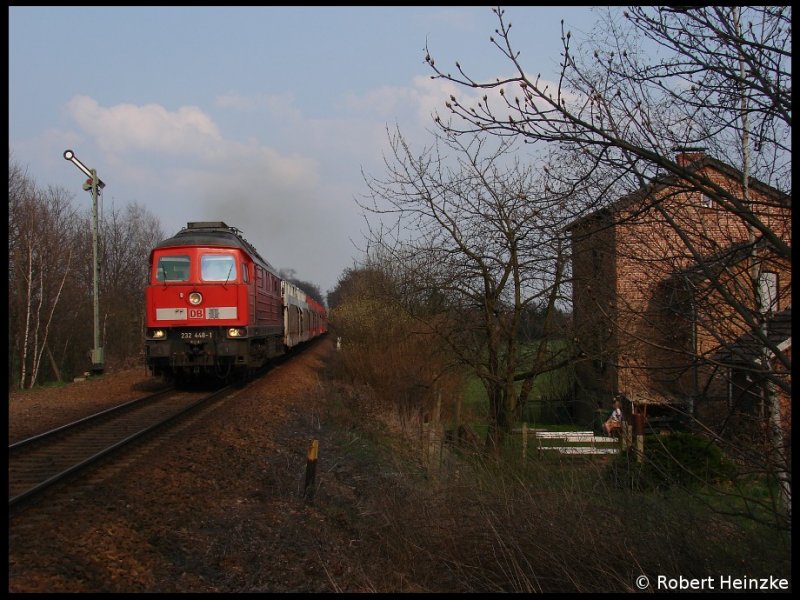 232 448-1 in Horka am 04.04.2009