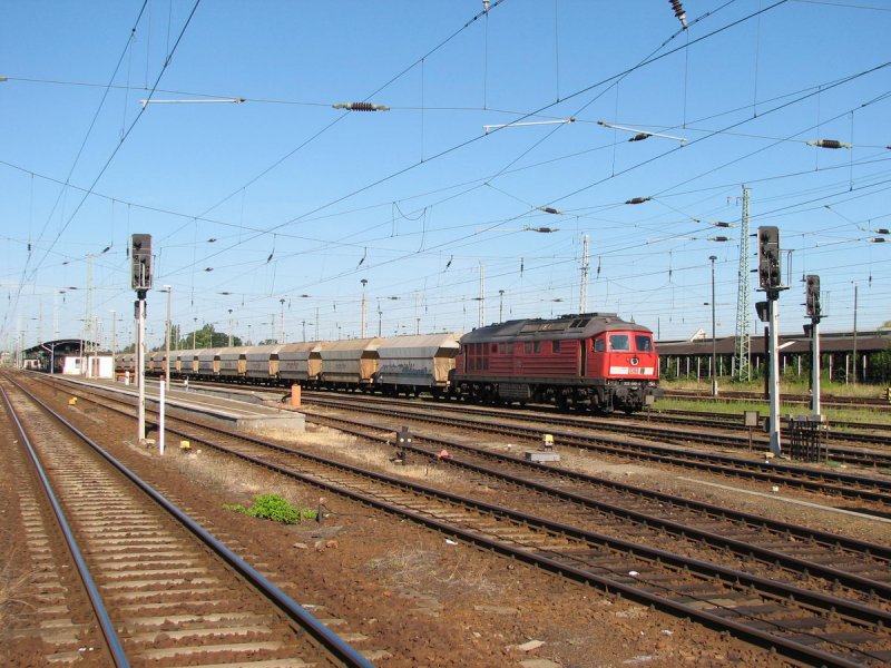 232 480 mit Gterzug in Cottbus (18.07.2006)