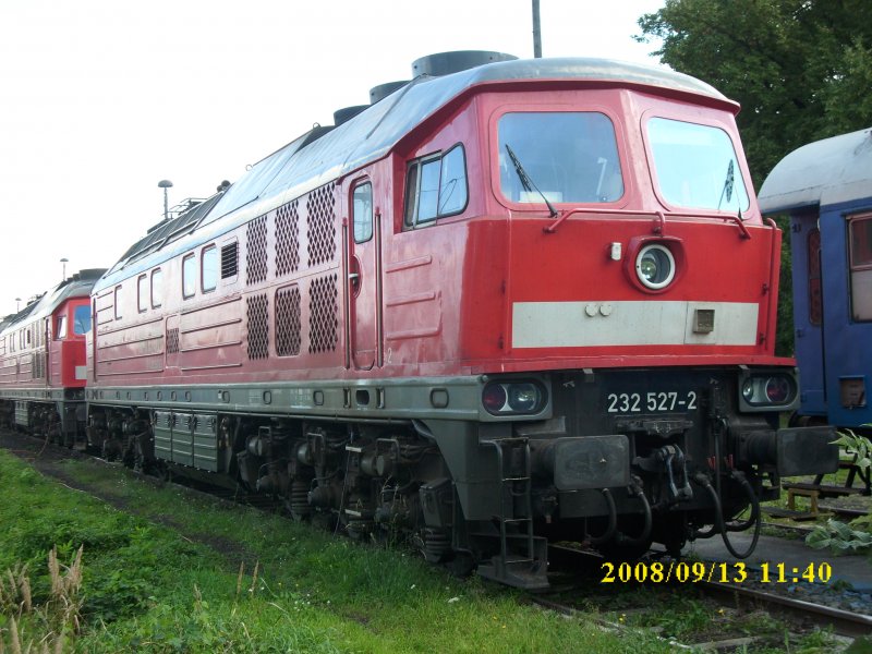 232 547 am 13.09.2008 in der Einsatzstelle Berlin Lichtenberg.