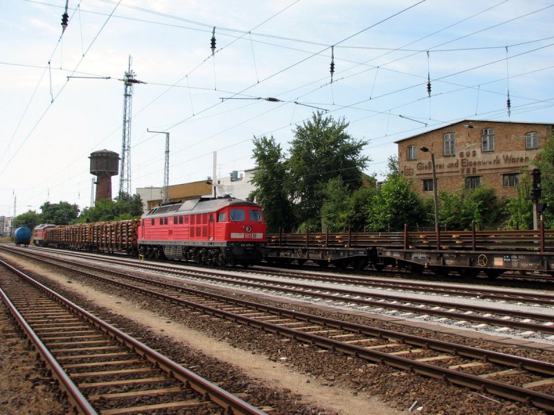 232 678 mit FZT 53282 in Waren (M�ritz) (20.07.2006)