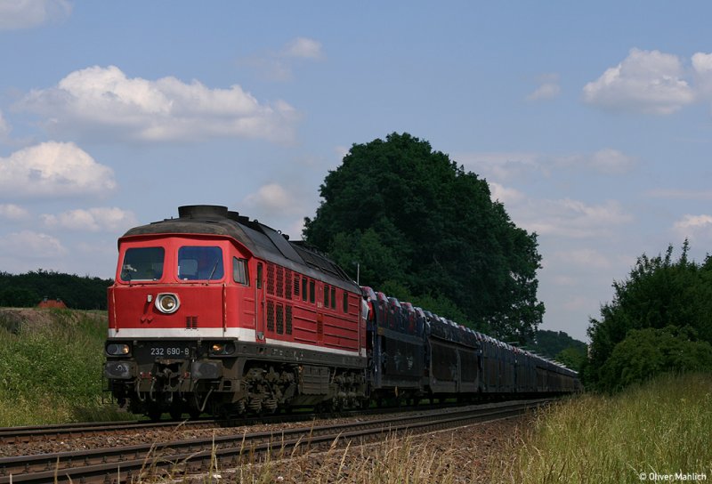 232 690 bei Reichenschwand. Juni 2008