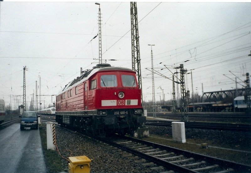 232 691 im Mrz 2007 im Betriebsbf Berlin Rummelsburg.