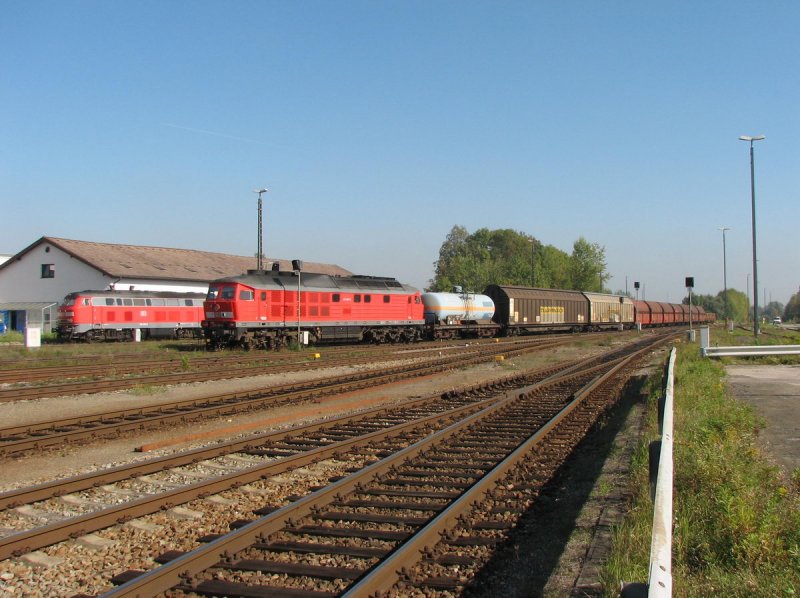 233 289 mit FZT 56512 in Mhldorf (11.10.2006)