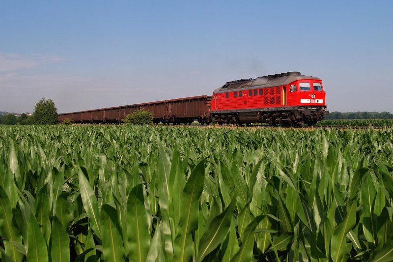 233 486 mit CS 60885 vor Mhldorf (02.07.2008)