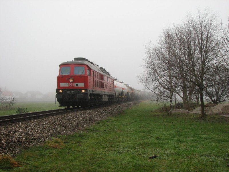 233 486 mit FZT 56516 bei Heiligenstatt (27.11.2006)