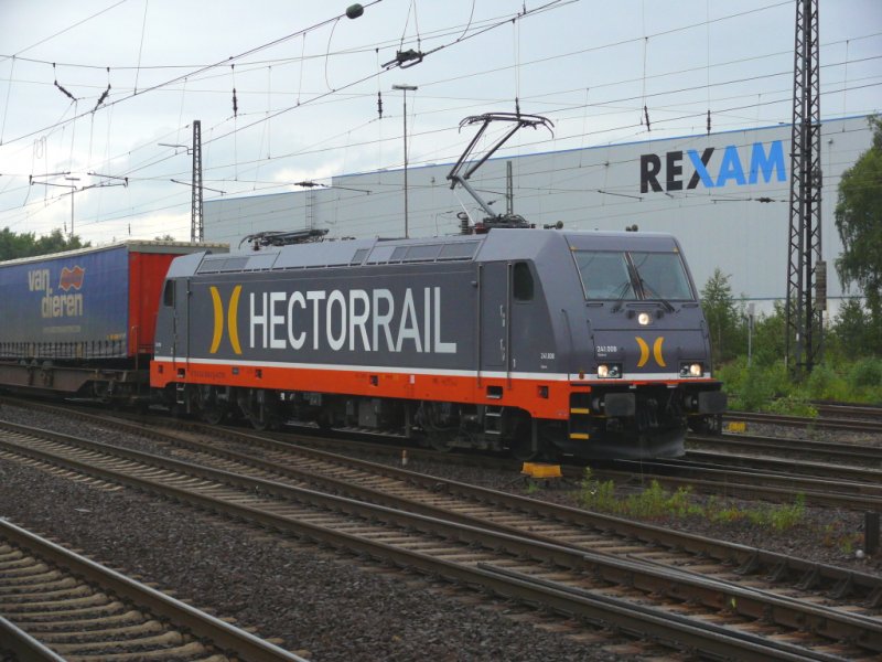 241.008 der Hectorrail in Recklinghausen-Sd am 26.5.2009