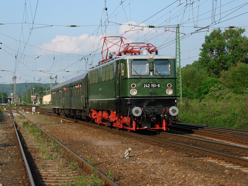 242 151-9 am 24.05.2005 in Groheringen
