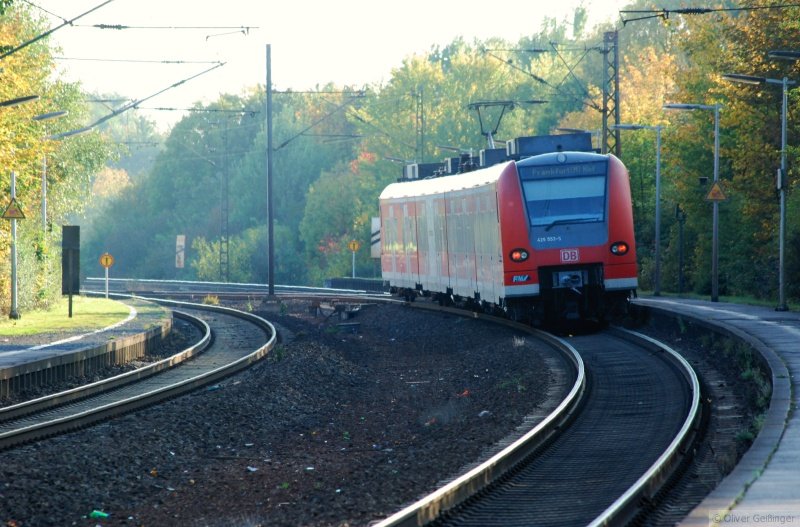 25 Minuten in Marburg Sd (VI).

Und weiter geht's in Richtung Frankfurt (06.10.07).