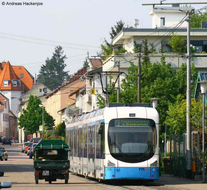 275 als 23 Leimen an ihrem Zielbahnhof 2.5.09