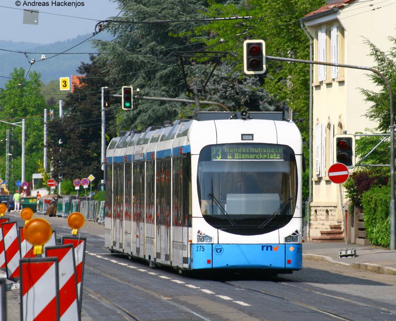 275 als 23 nach Handschuheim in HD Marktscheide 2.5.09