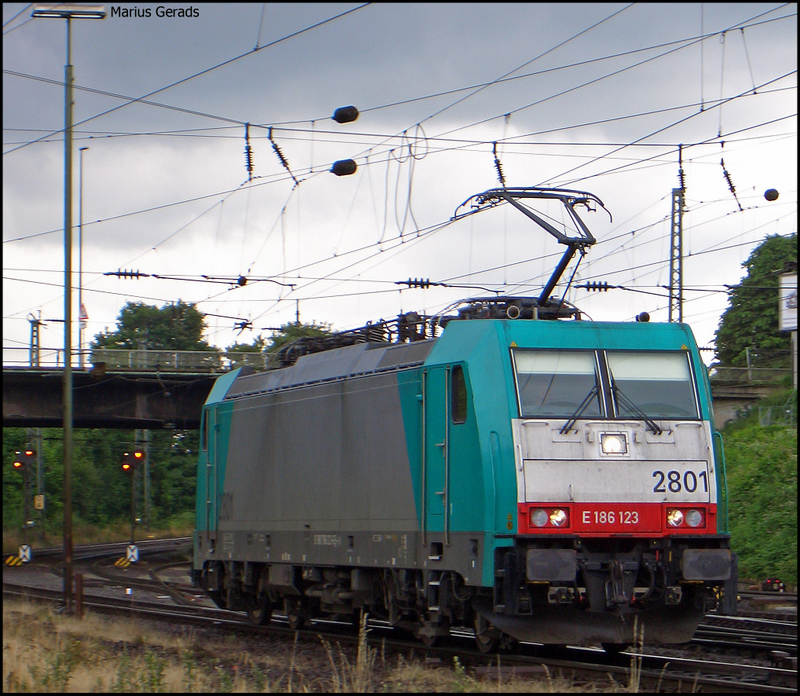 2801 beim Umsetzen in Aachen West 21.6.2009