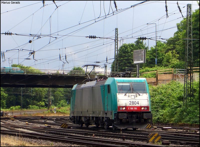 2804 beim Umsetzen in Aachen West 21.6.2009