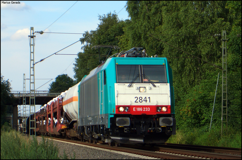 2841 mit einem gem. Gz nach Aachen-West am Km 26.0 16.7.2009