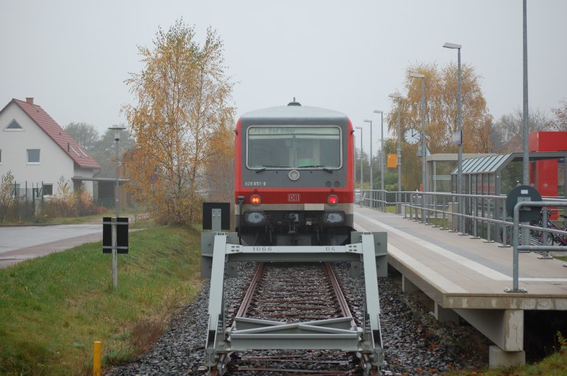 29-10-2007 Endbahnhof(Haltepunkt) Graal-Mritz.
