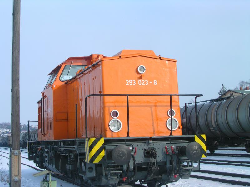 293 023-8  der MTEG in Nossen am 24.02.2005 
