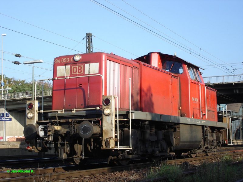 294 093 rangiert am 17.Oktober 2006 in Mainz-Bischofsheim.