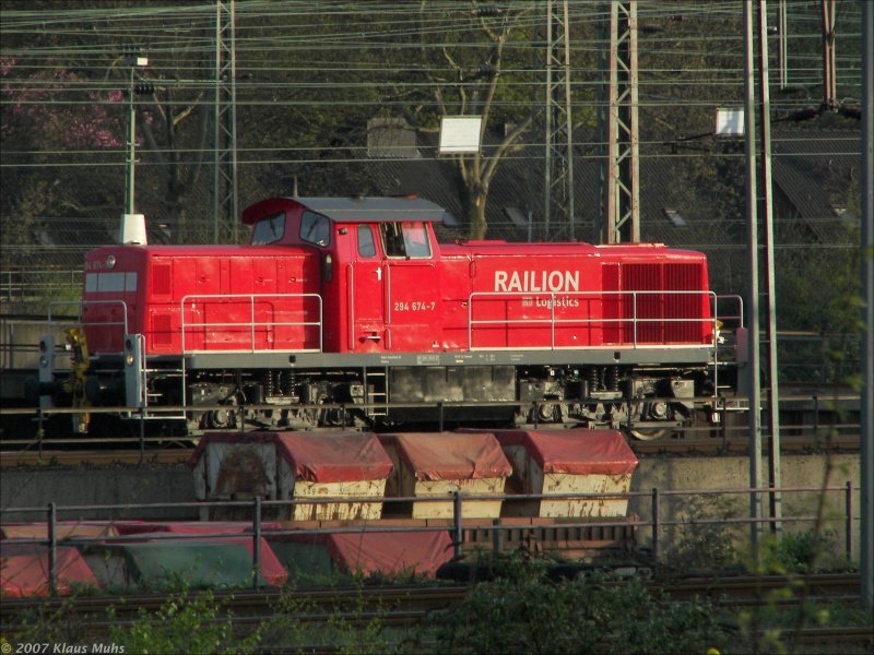 294 674-7 am 13.04.2007  in Wanne-Eickel Gbf.