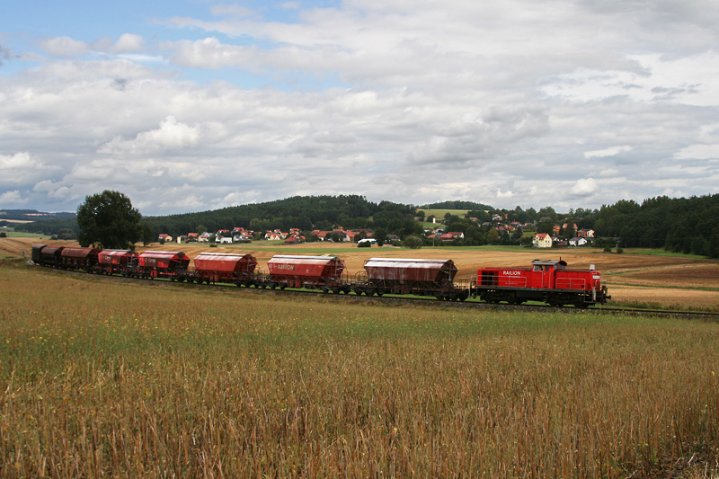 294 816 mit der bergabe nach Amberg am 04.09.2009 zwischen Gebenbach und Amberg.