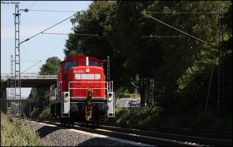 294 878 Lz auf dem Weg nach Stolberg am Esig Geilenkirchen - Gru an den Tf! 5.8.2009