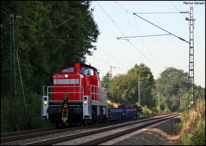 294 878 mit einer bergabe vmtl. von Stolberg nach Heinsberg am Esig Geilenkirchen 5.8.2009