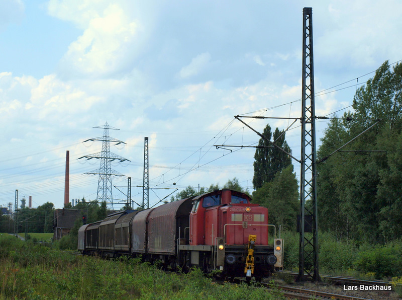 295 014-5 zieht einen bergabezug aus dem Rbf Alte-Sderelbe durch Hamburg-Unterelbe Richtung Maschen. 