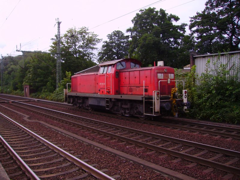 295 022-8 fhrt als Lz durch Hamburg-Harburg. 22.08.07
