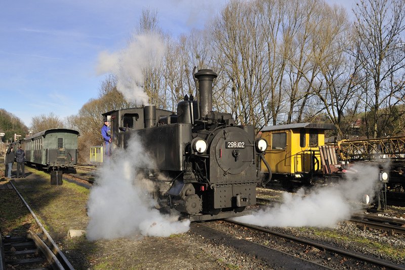 298.102 am 14.12.2008 in Grnburg um 13:54 auf dem Weg zum Wassernehmen.