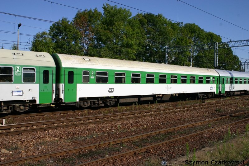 2.Klasse-Wagen Bpee in Chybie am 22.09.2006 (EC  Praha  aus Katowice zu Praha hl.n.)