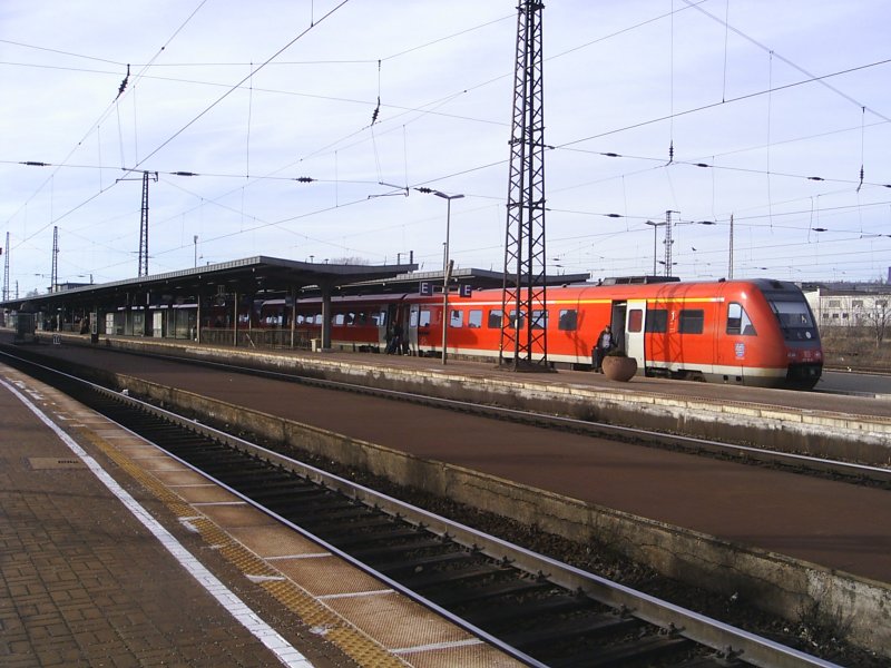 2x612 als RE in Weimar, 17.2.08