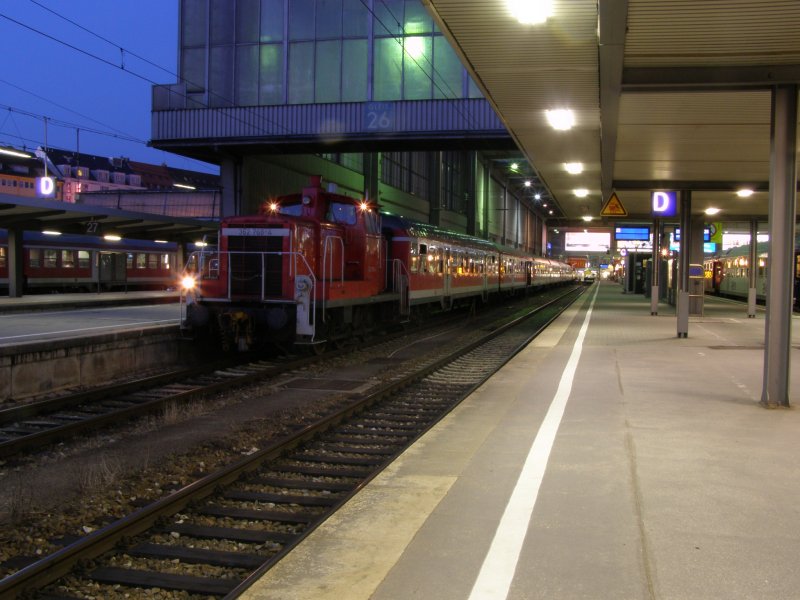 362 768 am abend des 27.07.07 bei Rangierarbeiten im Mnchner HBF.