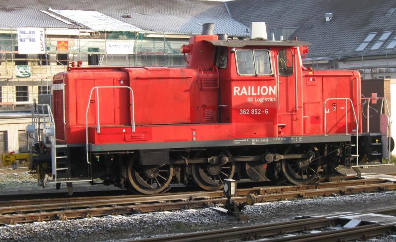 362 852-6 rangiert am 30.12.2008 im Hbf.-Bremen.