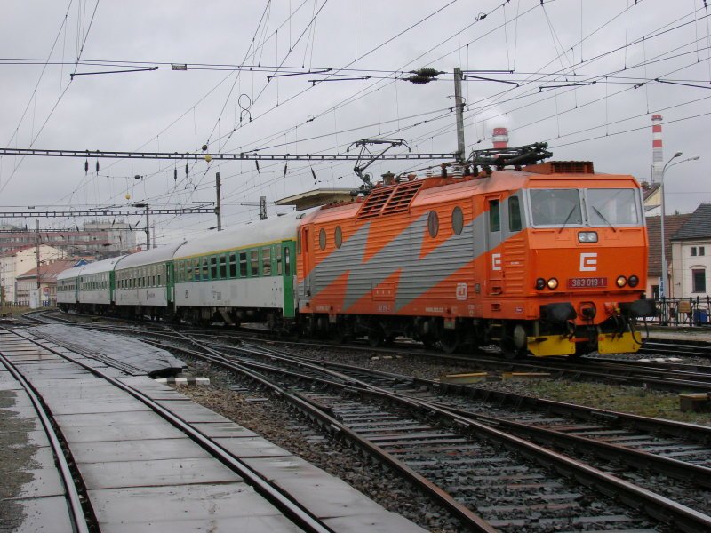 363 019-1 am 14.03.2008 in Brno hl.n.