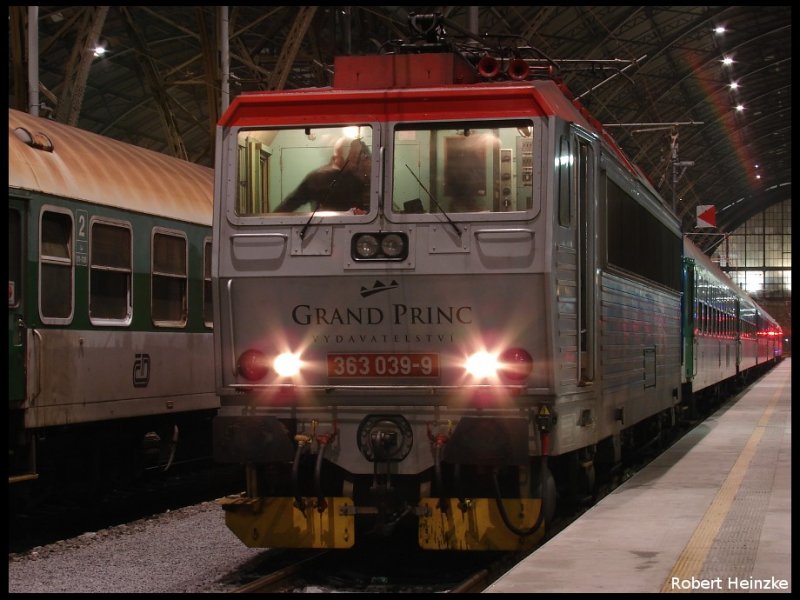 363 039-9 am 12.01.2009 in Praha hl.n.