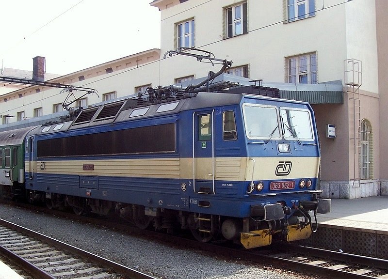 363 062-1 der CD am 18.03.2007 in Bratislava Hlavna Stanica (Hauptbahnhof), Slowakei.