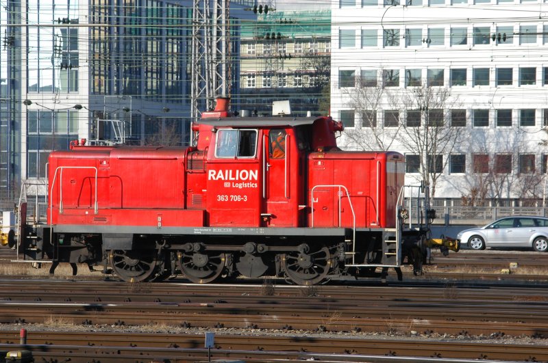 363 706 hat am 10.02.08 Dienst im Hbf Mnchen