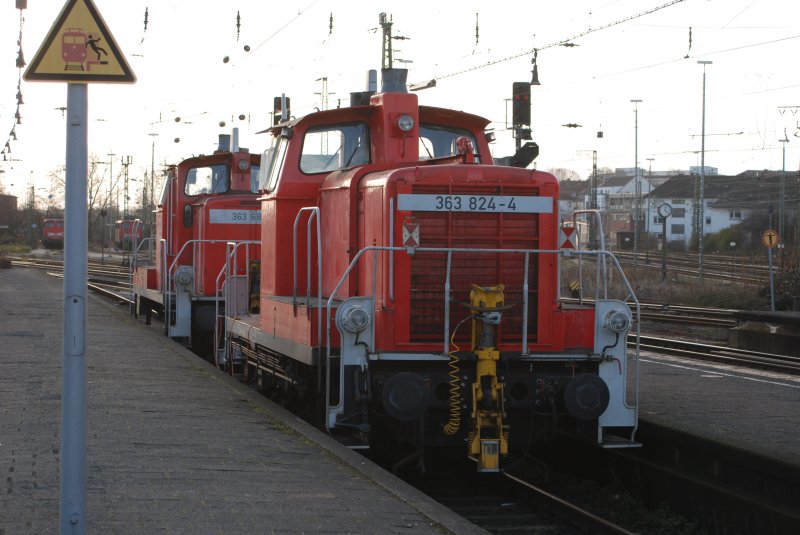 363 824 am 22/12/08 in bahnhof Munster