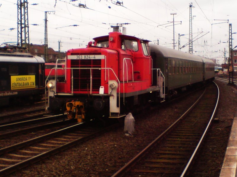 363 824 am 24.2.2009 in Mnster (Westf.) Hbf.